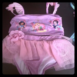 Disney princess swim suit girls size 5/6